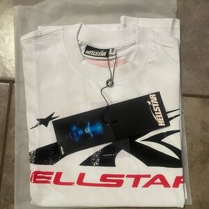 Hellstar White Graphic T-Shirt